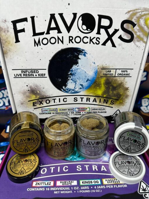 Flavors Moon Rocks Pure Potency, Premium Quality live resin jars for sale in stock, Buy Boxboyz disposable vape carts for sale in stock