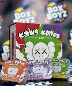 Kaws Kones Experience the epitome of cannabis luxury with Kaws Kones Diamond. Our prerolls, infused with premium kief and crafted from top-shelf flower